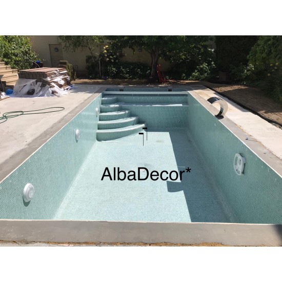 Mozaic de sticla - COLORS NIEBLA VERDE CARIBE 25*25mm