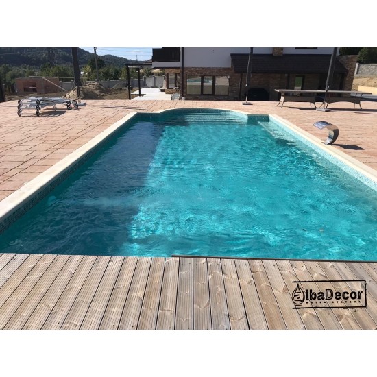 Mozaic de sticla - COLORS NIEBLA VERDE CARIBE 25*25mm