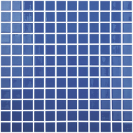 Mozaic de sticla - COLORS LISO AZUL MARINO CLARO  25*25mm Mozaic de sticla - COLORS LISO AZUL MARINO CLARO  25*25mm