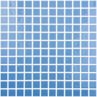 Mozaic de sticla - COLORS LISO AZUL CELESTE 25*25mm Mozaic de sticla - COLORS LISO AZUL CELESTE 25*25mm