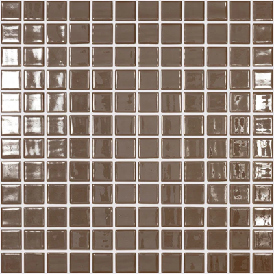 Mozaic de sticla - COLORS LISO MARRON 25*25mm Mozaic de sticla - COLORS LISO MARRON 25*25mm