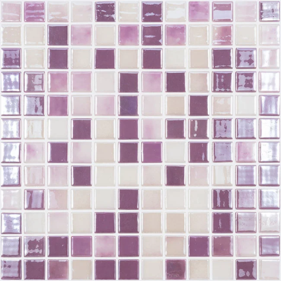 Mozaic de sticla - LUX MAGENTA 25*25mm