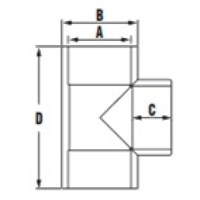 Teu PVC 90 Grade Diametru 63 Teu PVC 90 Grade Diametru 63