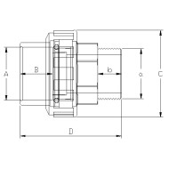 Olandez PVC Diametru 50 cu filet exterior 2" Olandez PVC Diametru 50 cu filet exterior 2"
