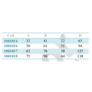 Cot PVC 45 Grade Diametru 50 Cot PVC 45 Grade Diametru 50