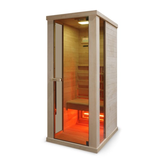 Sauna cu Infrarosu 1 pers. L0.82*l1*h1.94 m Helios Hemlock 