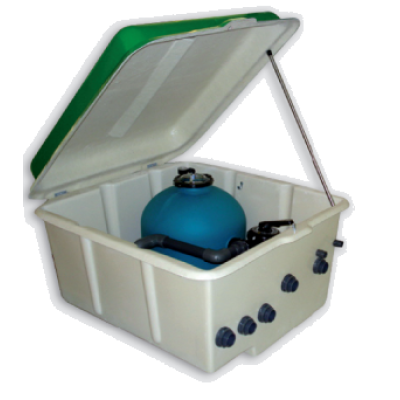 Ansamblu - Sistem de filtrare ingropat Complet D500 Ansamblu - Sistem de filtrare ingropat Complet D500