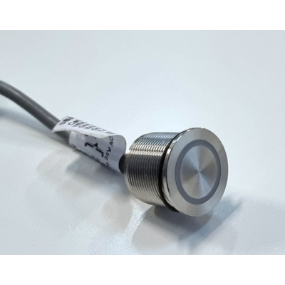 Buton Piezoelectric RGB INOX 12VDC