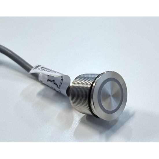 Buton Piezoelectric RGB INOX 12VDC