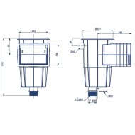Skimmer Beton 15L Skimmer Beton 15L